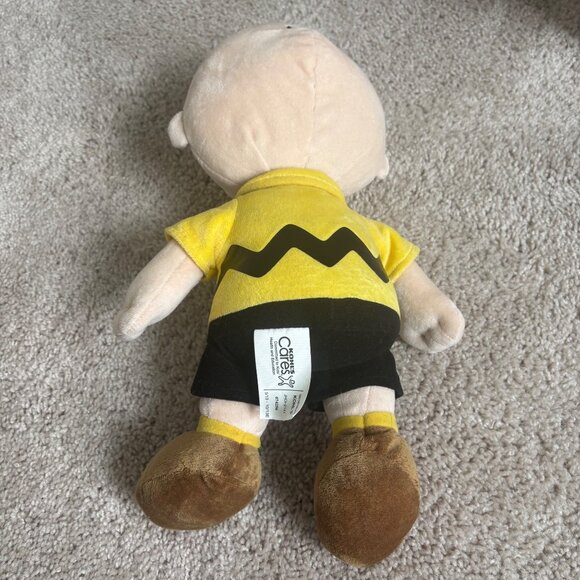Charlie Brown Plush Doll 14” Kohls Cares Yellow Shirt Soft Stuffed Toy Plush - Picture 5 of 7